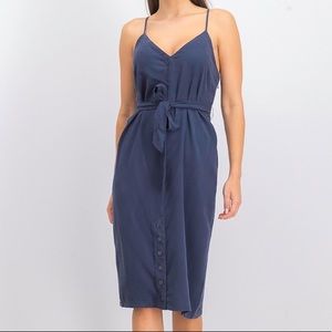 Aver Les Filles | Blue Mid Dress